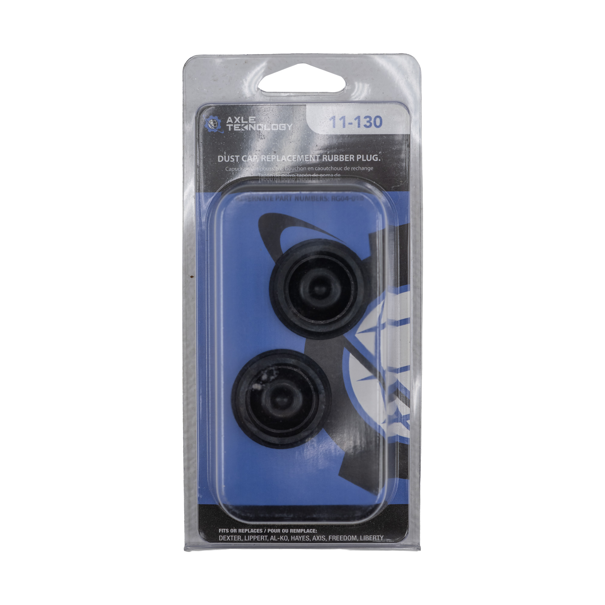 Genuine AxleTek Trailer Hub Cap Component | Dust Cap | replacement rubber plug | 11-130