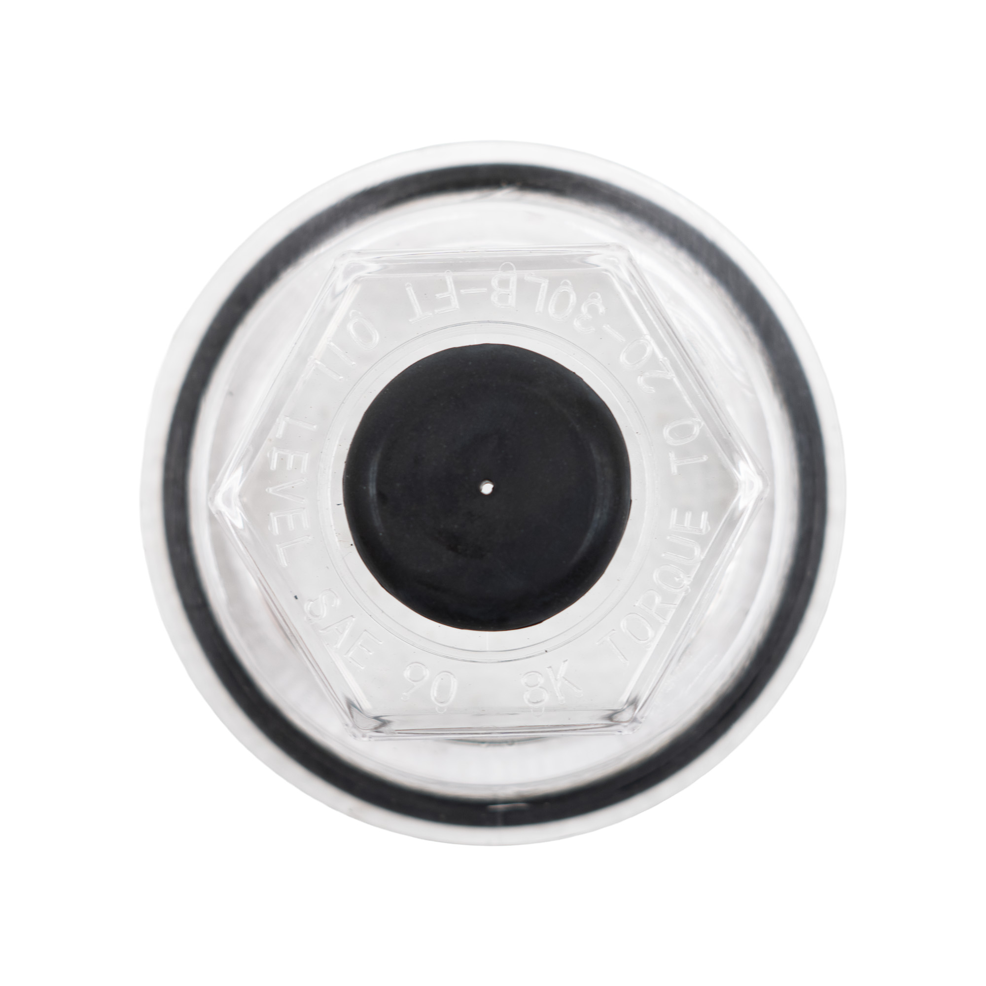Trailer Hub Cap Component | Oil cap 8K 2-2/8" threads with rubber plug and rubber o-ring | 11-201