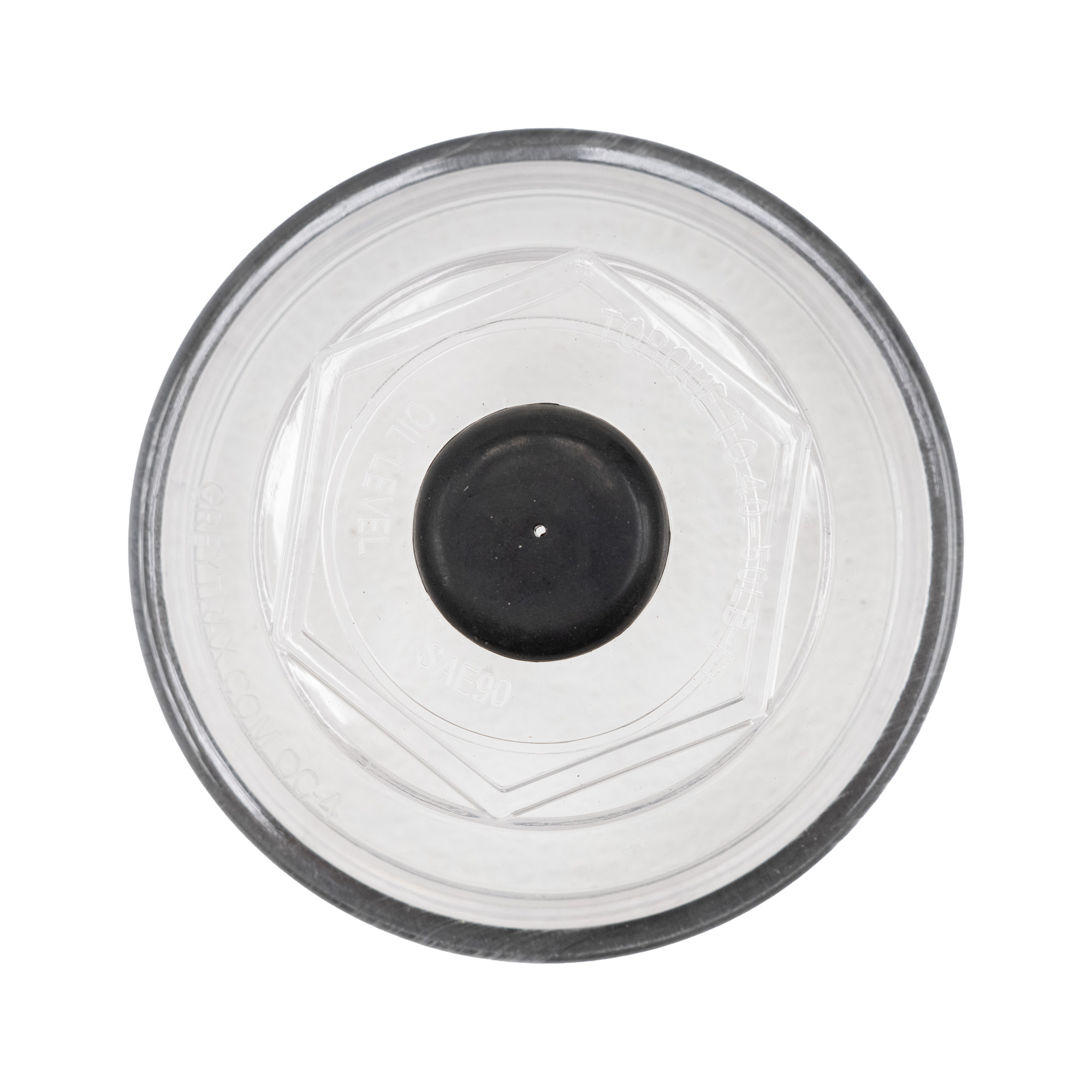 Trailer Hub Cap Component | Oil cap for 10-16K | 4" threads LOW-PROFILE with rubber plug and rubber o-ring | 11-209