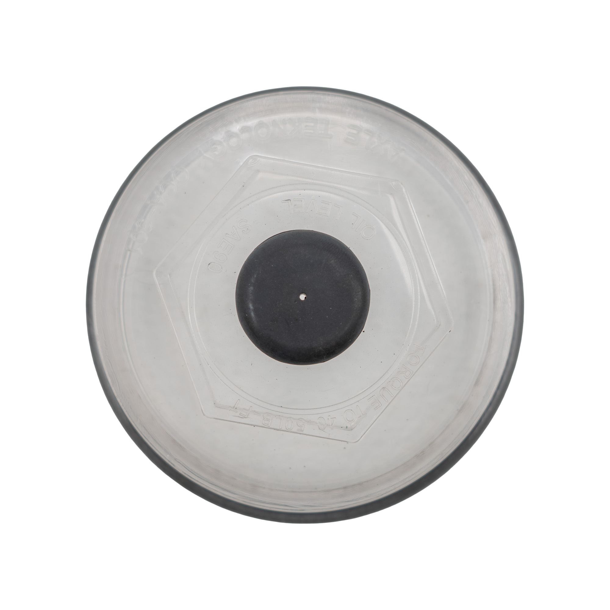 Trailer Hub Cap Component | Oil cap for 10-16K 4" threads with rubber plug and rubber o-ring | 11-211