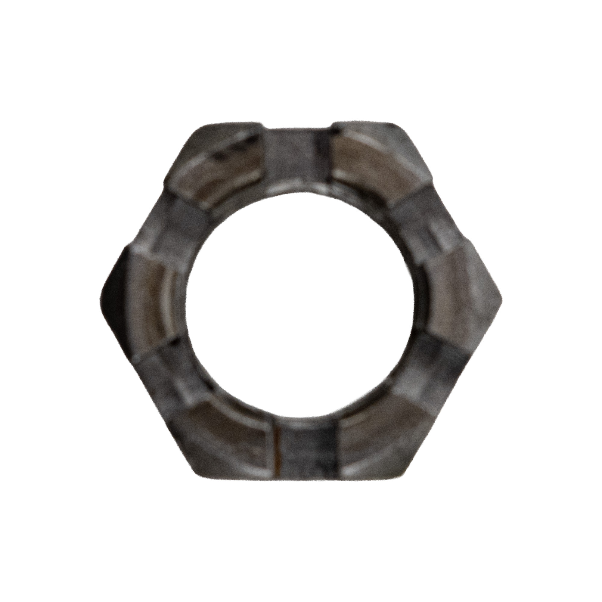 Trailer Axle Spindle Component | Nut | Spindle 1"-14 | 6 Castellation | 11-353