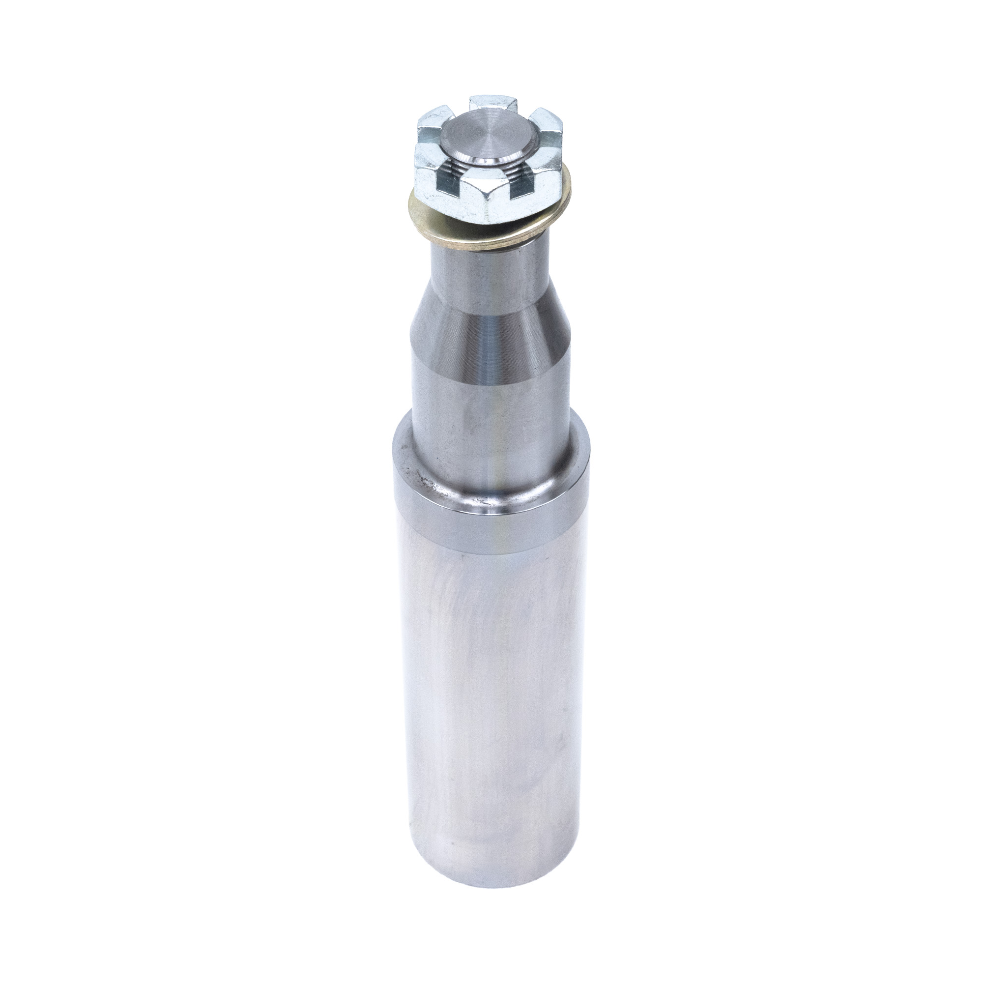 Trailer Axle Spindle Component | Spindle 2.25in Round with washer & nut | 11-387