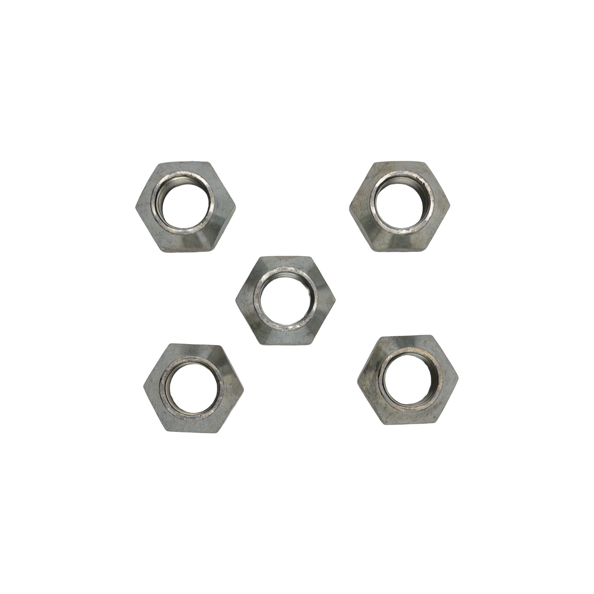 Genuine AxleTek Trailer Wheel Hardware | Wheel Nut 2-7K 1/2"-20 | 60° Coned | 13/16" O.D. PK/6 - | 11-400