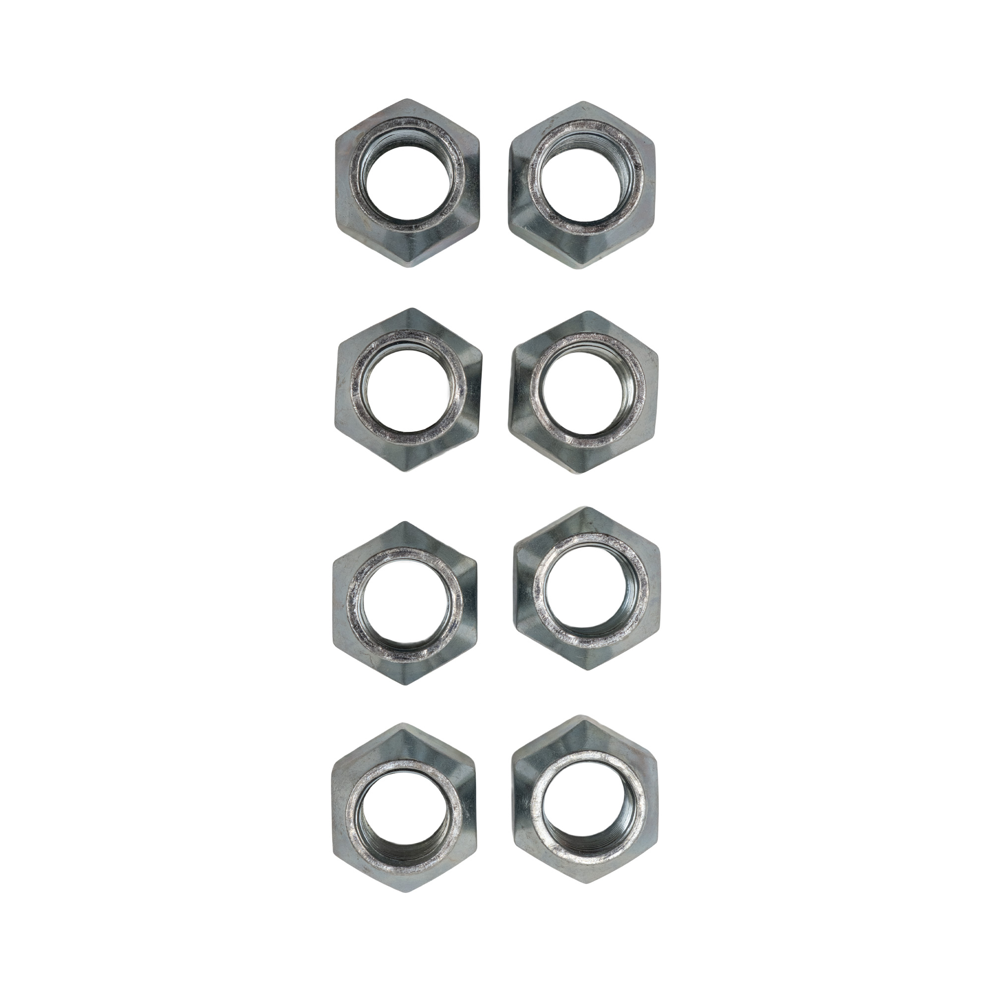 Genuine AxleTek Trailer Wheel Hardware | Wheel Nut 7 & 8K 9/16"-18 | 60° Coned | 7/8" O.D. PK/8 - | 11-405