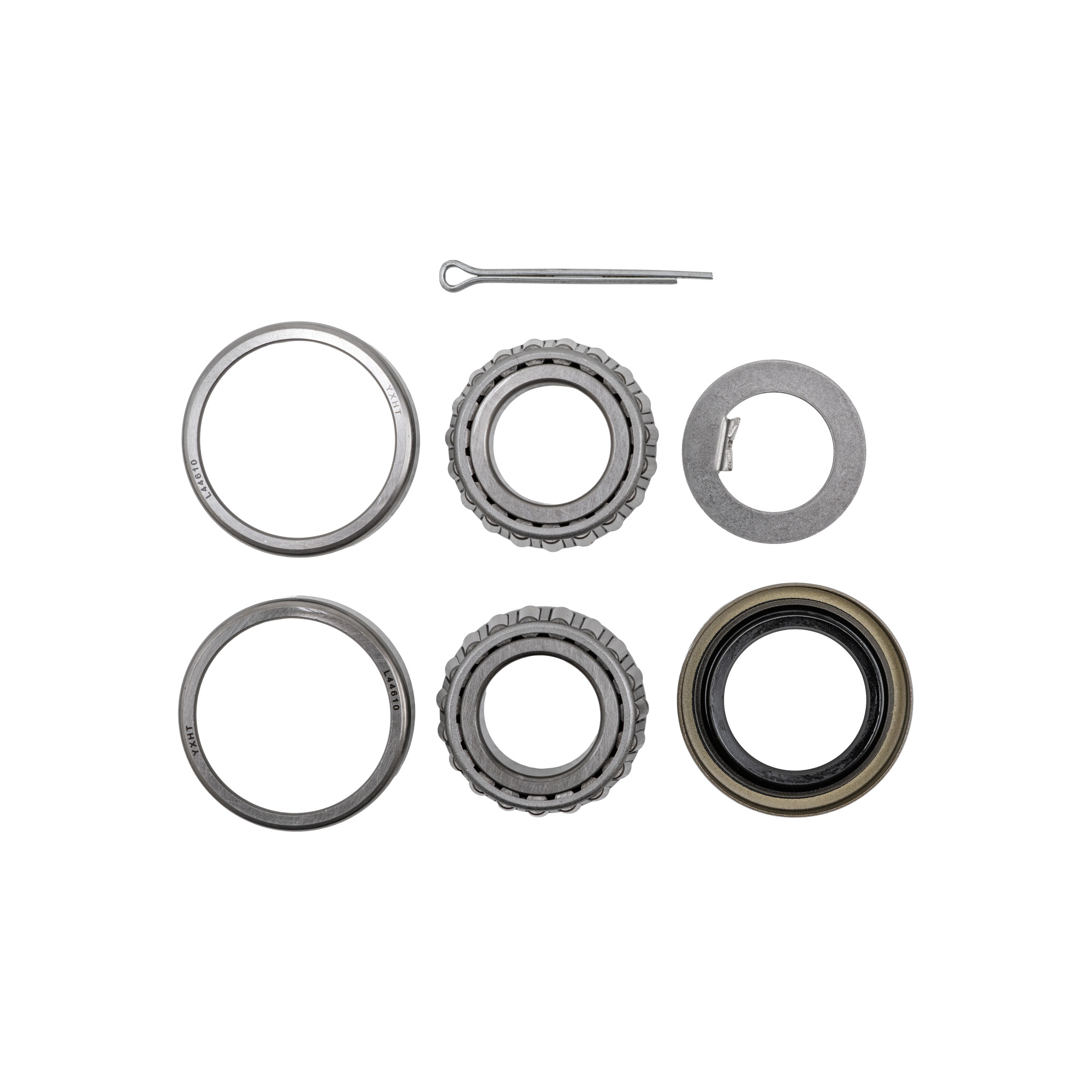 Genuine AxleTek Trailer Axle Bearing | Bearing Kit 2K BT8 Kit - L44643 Bearing & 1.249" Seal I.D | 11-500