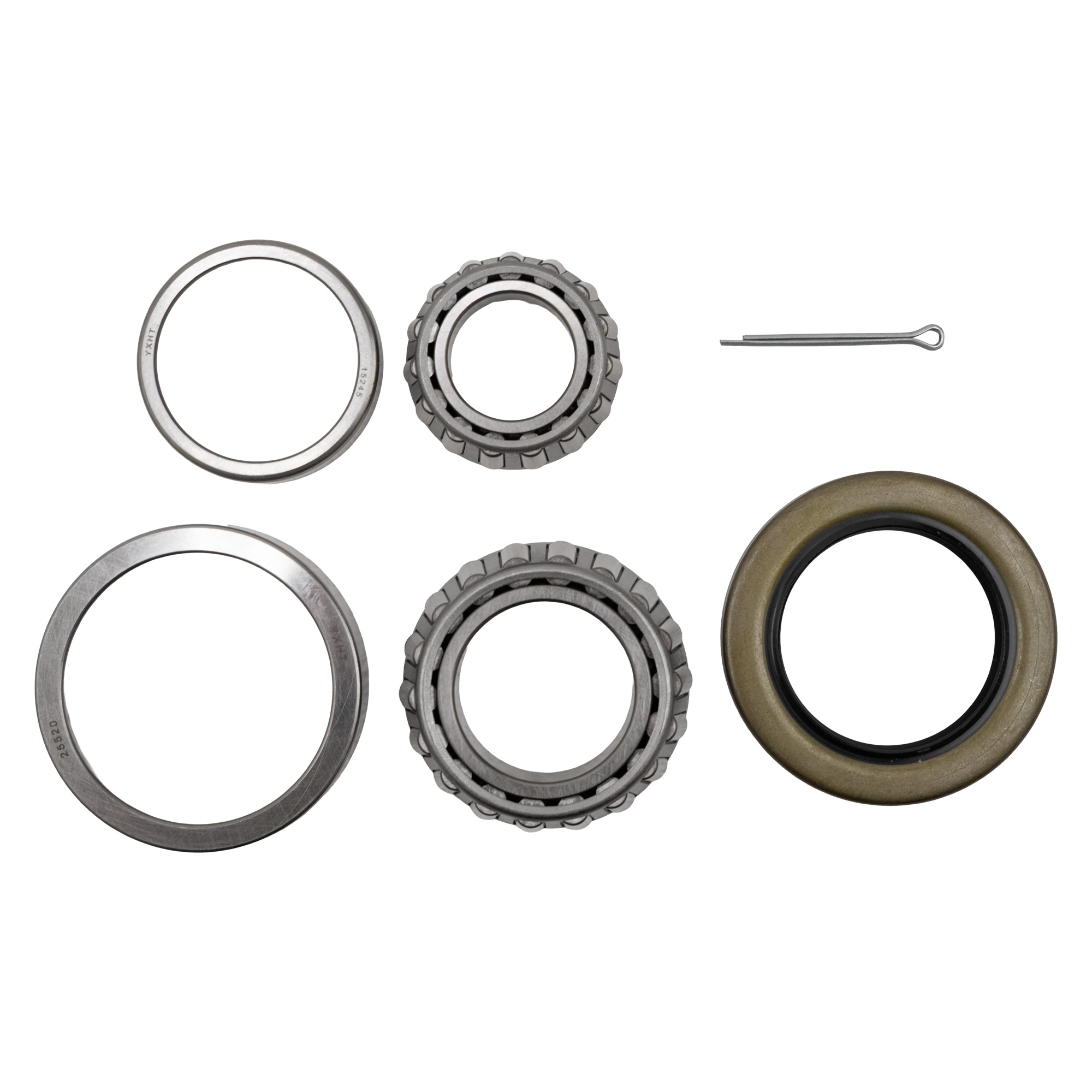 Genuine AxleTek Trailer Axle Bearing | Bearing Kit 6K Kit - 25580 Inner / 15123 Outer Bearing & 2.250" Seal I.D | 11-525