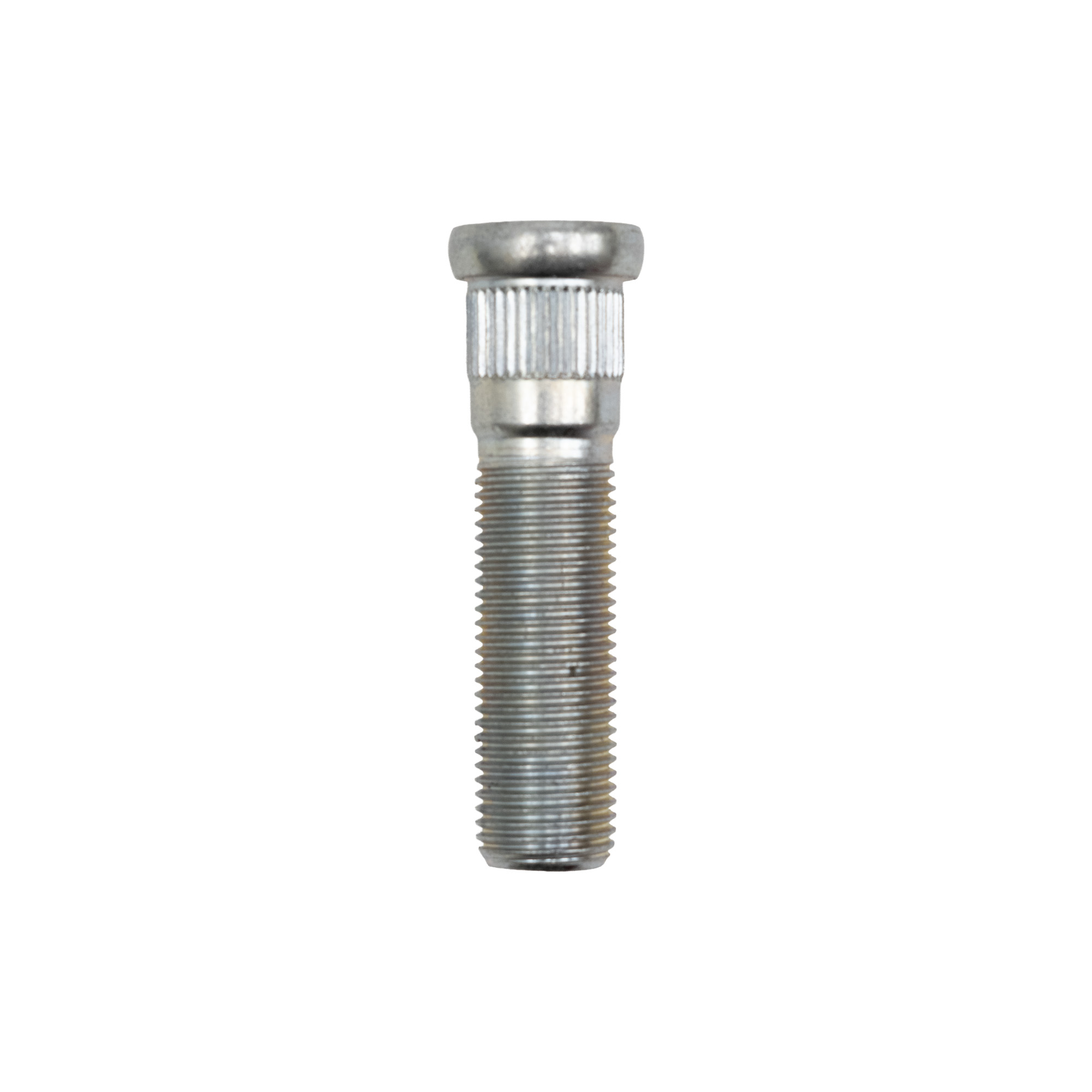 Trailer Wheel Hardware | Stud Press-in 9/16"-18 | 2.30 Stud Length,.31 Spline Length,.689 knurl | Yellow Zinc HW-132 | 11-612