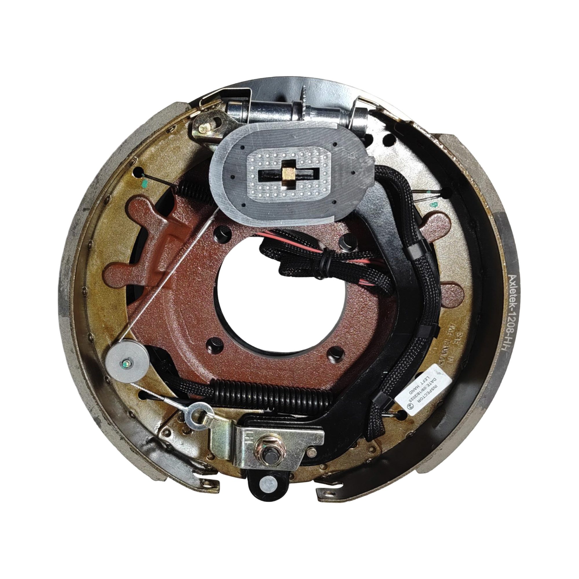 Genuine AxleTek Electric Trailer Brake Assembly | Brake Assembly Box Kit LH | 12" x 3-3/8" 8,000 lbs. FSA. Includes 4each 1/2" bolt | 12-830