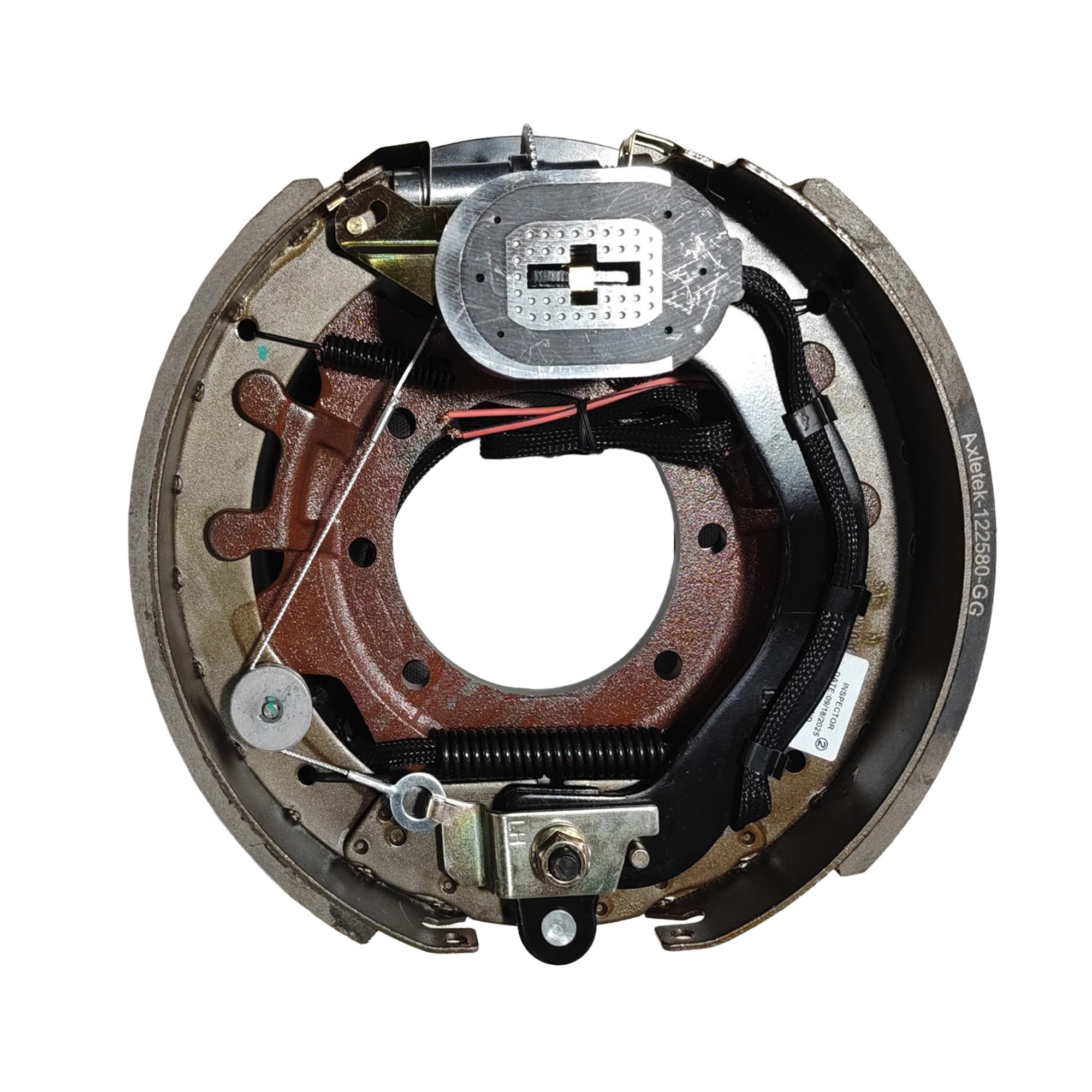 Genuine AxleTek Electric Trailer Brake Assembly | Brake Assembly Box Kit LH | 12-1/4" x 3-3/8" 10,000 lbs. FSA | Includes 7each | 12-832