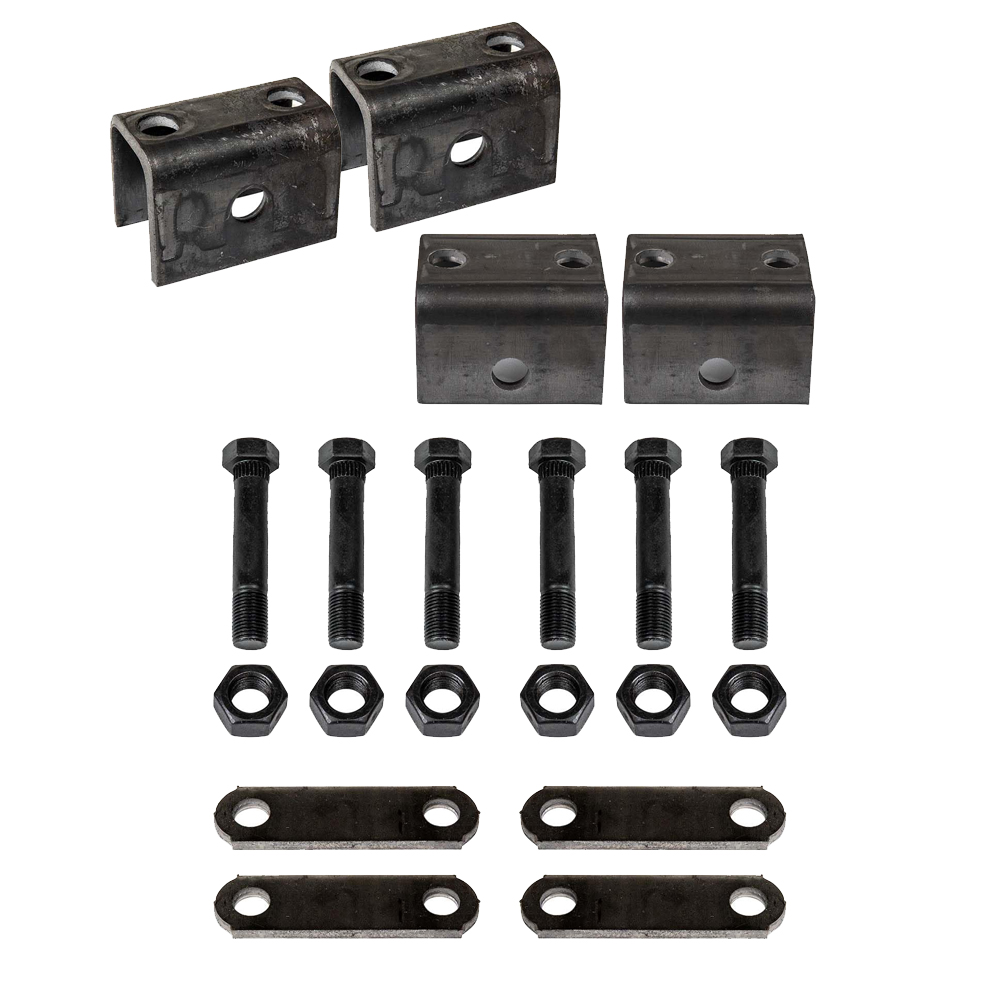 Genuine AxleTek Trailer Spring Hanger | Single Axle Hanger Kit for 1.75" Double Eye Springs (2-7K Axle) APS1 - | 21-200