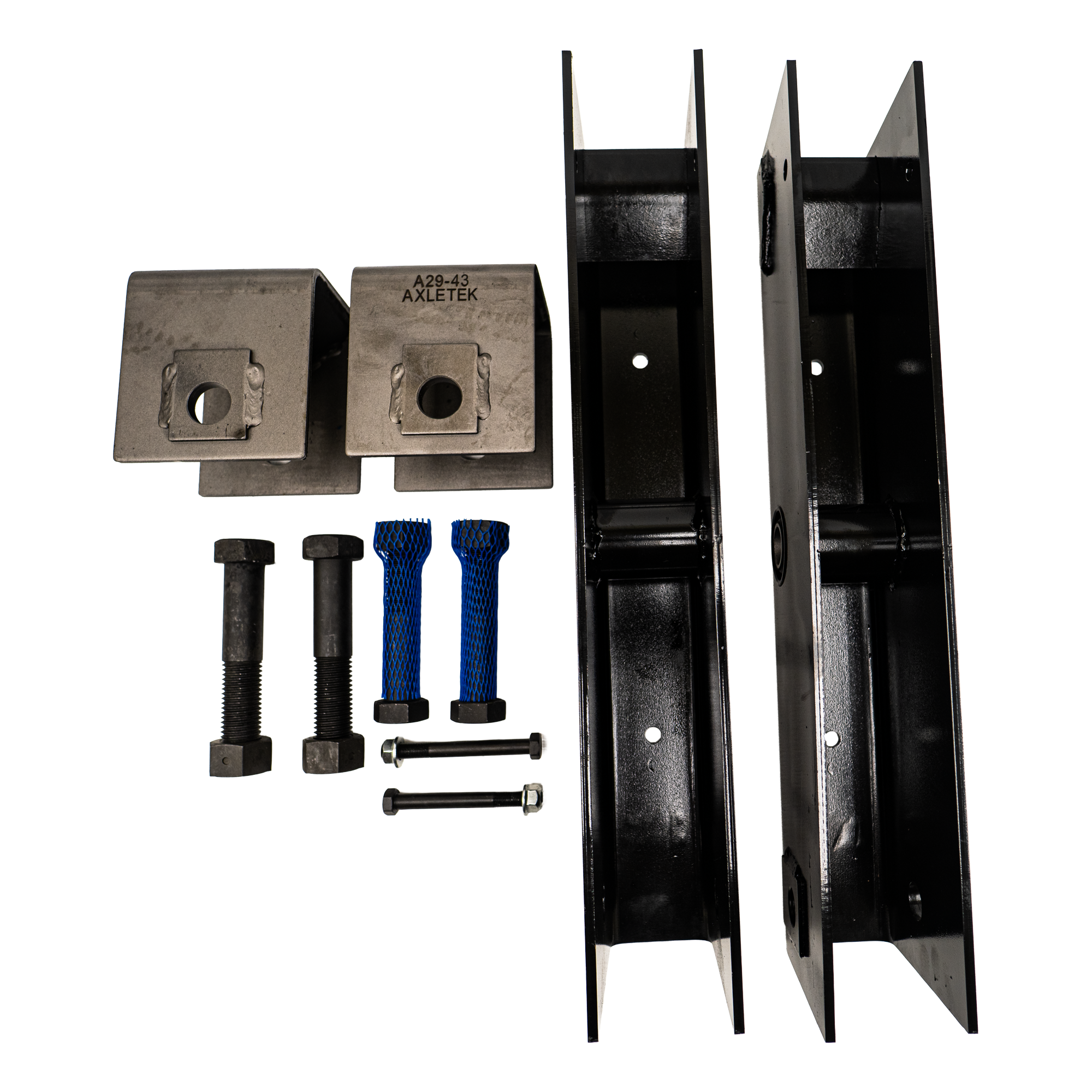 Genuine AxleTek Trailer Spring Hanger | Hanger Kit | Tandem Add-on, (10KHD - 12K Axle) use with HAP-103-00 for 48 1/2" axle spacing | 21-325