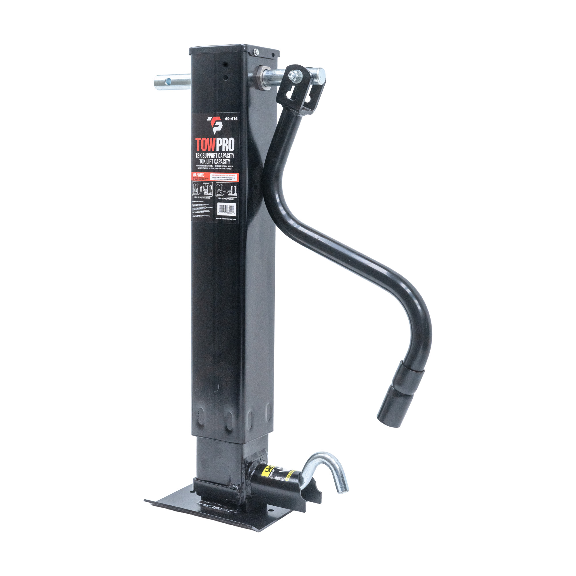Trailer Jack Component | Jack | Heavy Duty Square | Side Pin | 40-414