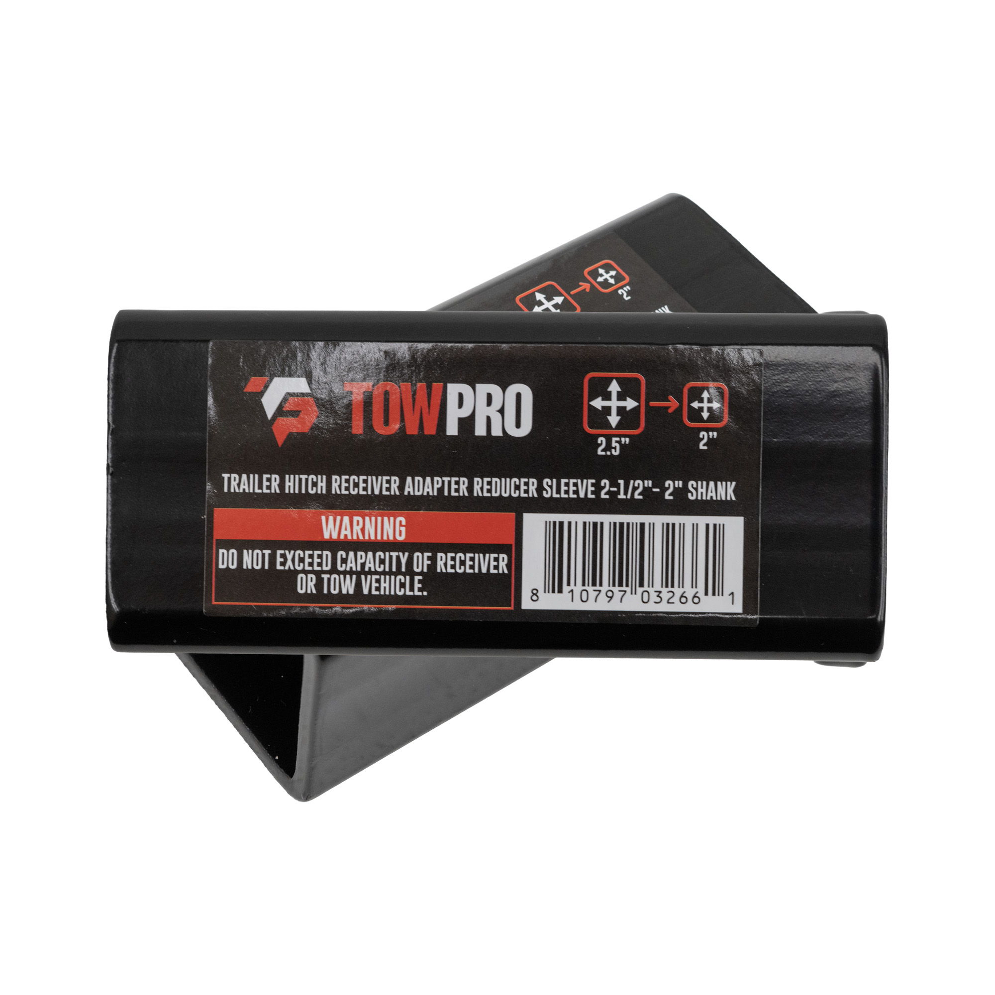 Trailer Hitch Component | Reducer Sleeve | 2-1/2" to 2" Shank | 60-101
